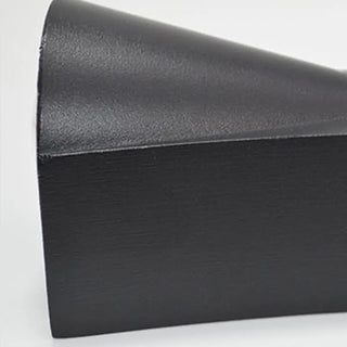 Black Simple Curved Geometric Exterior LED Wall Light Image - 10