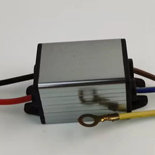 Black Simple Curved Geometric Exterior LED Wall Light Image - 11