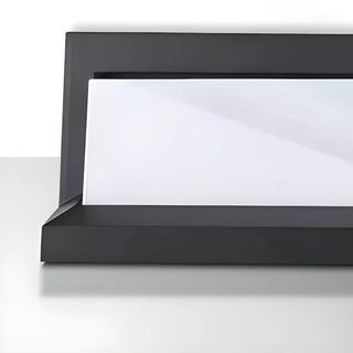 ZOWALA - Contemporary Geometric Black LED Outdoor Wall Light Image - 10