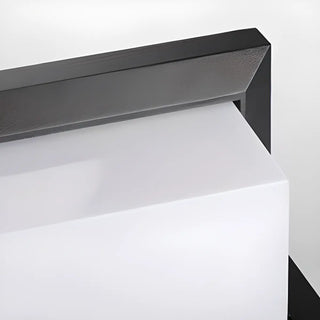 ZOWALA - Contemporary Geometric Black LED Outdoor Wall Light Image - 12