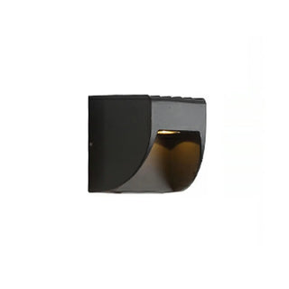 Black Rectangular Metal Outdoor Up Down Wall Light Zawala Image - 10