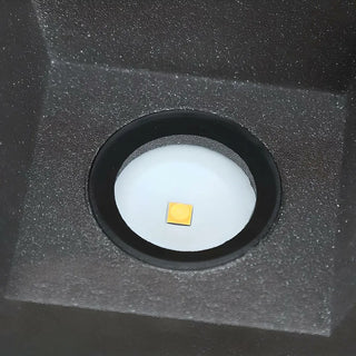 Black Rectangular Metal Outdoor Up Down Wall Light Zawala Image - 13