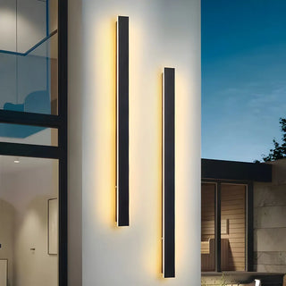 ZOWALA - Fashion Black Linear Metal LED Ambient Wall Lights Image - 10