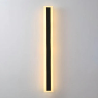 ZOWALA - Fashion Black Linear Metal LED Ambient Wall Lights Image - 11