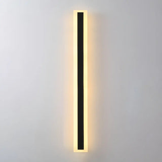 ZOWALA - Fashion Black Linear Metal LED Ambient Wall Lights Image - 12
