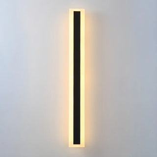 ZOWALA - Fashion Black Linear Metal LED Ambient Wall Lights Image - 13