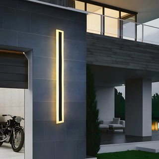 ZOWALA - Fashion Black Linear Metal LED Ambient Wall Lights Image - 2