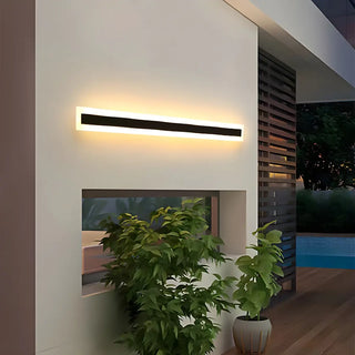 ZOWALA - Fashion Black Linear Metal LED Ambient Wall Lights Image - 20
