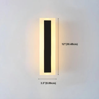 ZOWALA - Fashion Black Linear Metal LED Ambient Wall Lights Image - 26