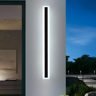 ZOWALA - Fashion Black Linear Metal LED Ambient Wall Lights Image - 4