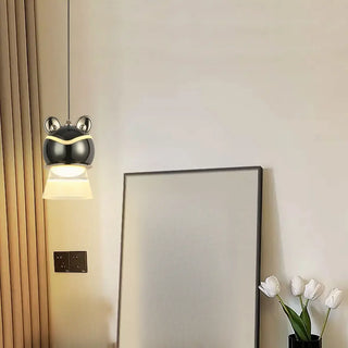 ZOWALA - Chrome Layered Cute Frog Pendant Light Kids' Room Image - 1