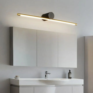 ZOWALA - Dimmable Gold Linear LED Bathroom Vanity Wall Light Image - 1