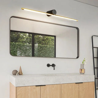 ZOWALA - Dimmable Gold Linear LED Bathroom Vanity Wall Light Image - 2