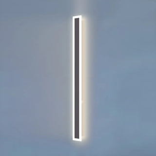 ZOWALA - Simple Black Linear Rectangular Metal LED Wall Light Image - 14