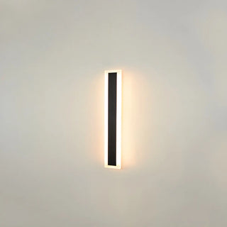 ZOWALA - Simple Black Linear Rectangular Metal LED Wall Light Image - 15