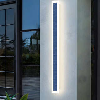 ZOWALA - Simple Black Linear Rectangular Metal LED Wall Light Image - 5