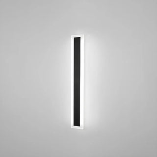 ZOWALA - Simple Black Linear Rectangular Metal LED Wall Light Image - 8