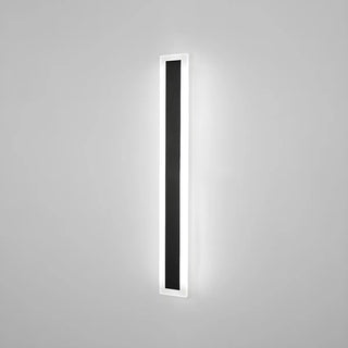 ZOWALA - Simple Black Linear Rectangular Metal LED Wall Light Image - 9