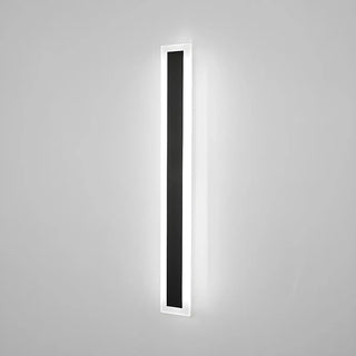 ZOWALA - Simple Black Linear Rectangular Metal LED Wall Light Image - 10