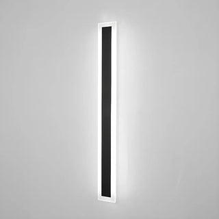ZOWALA - Simple Black Linear Rectangular Metal LED Wall Light Image - 11
