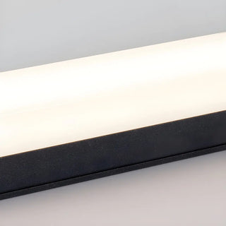ZOWALA - Black Rectangle Linear LED Flush Mount Ceiling Light Image - 11