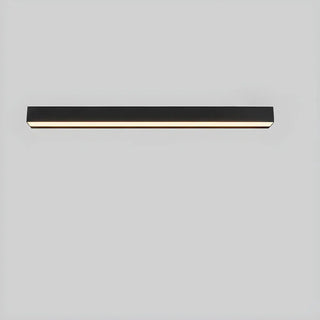 Contemporary Rectangular Black Metal Outdoor Wall Light Zawala Image - 13