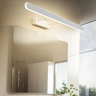 Black Modern Rectangular LED Bathroom Vanity Light Zawala Image - 3