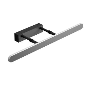 Black Modern Rectangular LED Bathroom Vanity Light Zawala Image - 8