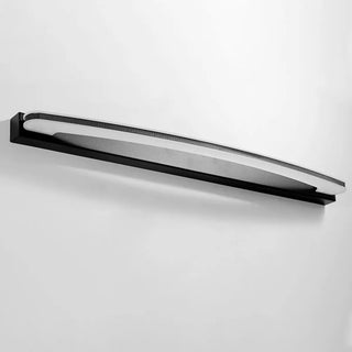ZOWALA - Black Modern Streamline Curved LED Vanity Light Image - 7