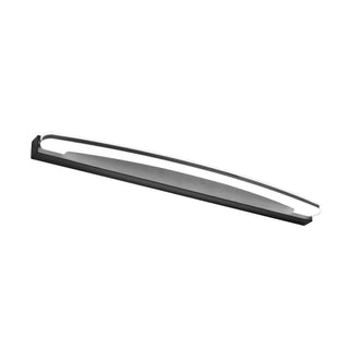 ZOWALA - Black Modern Streamline Curved LED Vanity Light Image - 8