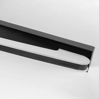 ZOWALA - Black Modern Streamline Curved LED Vanity Light Image - 9