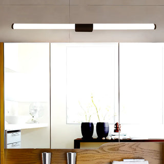 ZOWALA - Modern Black and White Cylinder LED Vanity Light Image - 1