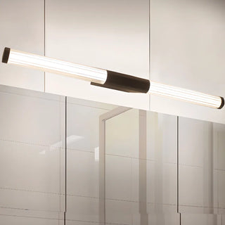 ZOWALA - Modern Black and White Cylinder LED Vanity Light Image - 2