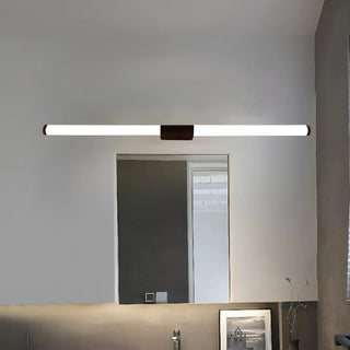 ZOWALA - Modern Black and White Cylinder LED Vanity Light Image - 3