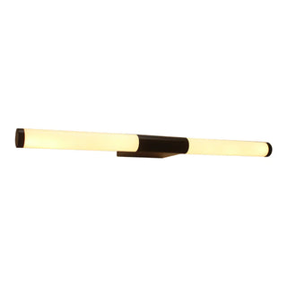 ZOWALA - Modern Black and White Cylinder LED Vanity Light Image - 8