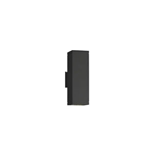 Black Rectangular Metal Exterior Up Down Wall Light Zawala Image - 13
