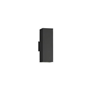 Black Rectangular Metal Exterior Up Down Wall Light Zawala Image - 14