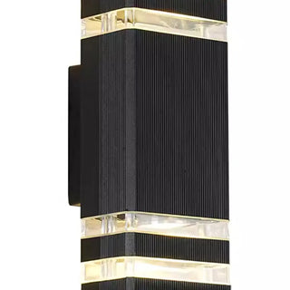 Black Fashion Rectangular Metal Bi-pin Wall light Zawala Image - 13