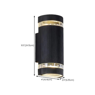 Black Fashion Rectangular Metal Bi-pin Wall light Zawala Image - 15