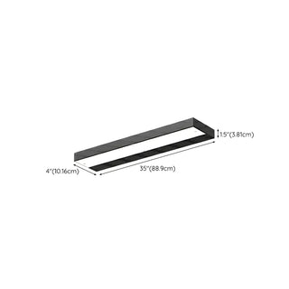 Black Waterproof Rectangular Metal Outdoor Wall Light Zawala Image - 16