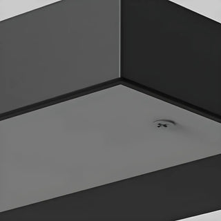 Black Waterproof Rectangular Metal Outdoor Wall Light Zawala Image - 6