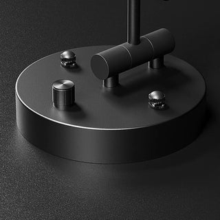 Contemporary Swing Arm Round Metal Bedroom Black Wall Light Image - 10
