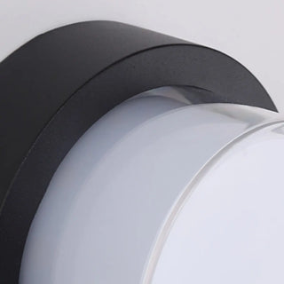 Balcony Black Square LED Flush Mount Ceiling Light Zawala Image - 10