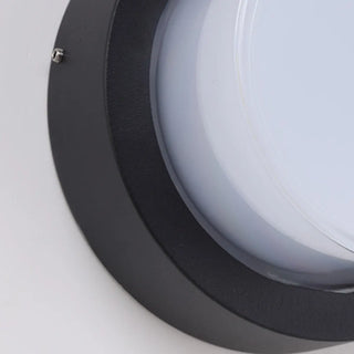 Balcony Black Square LED Flush Mount Ceiling Light Zawala Image - 11