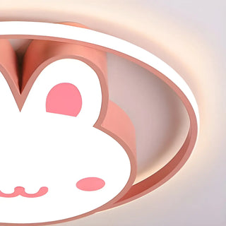 ZOWALA - Blue LED Loving Heart Flush Mount Light Image - 10