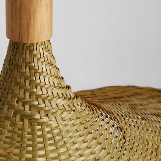 ZOWALA - Bohemian Woven Bamboo Beige Dining Room Pendant Light Image - 14