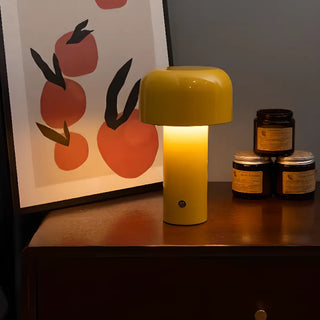 ZOWALA - Modern Design Stylish Bold Unique Red Table Lamp Image - 2