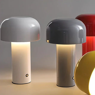 ZOWALA - Modern Design Stylish Bold Unique Red Table Lamp Image - 4