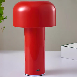 ZOWALA - Modern Design Stylish Bold Unique Red Table Lamp Image - 7