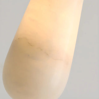 ZOWALA - Vintage Alabaster Teardrop Pendant Light Image - 11